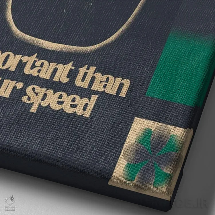 تابلو جهت اثر بستورلد اثر سیرا کیلن - نمای نزدیک بافت بوم