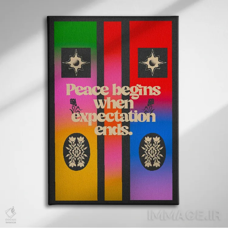 تابلو انتظارات اثر بستورلد اثر سیرا کیلن - نمای روبهرو روی دیوار