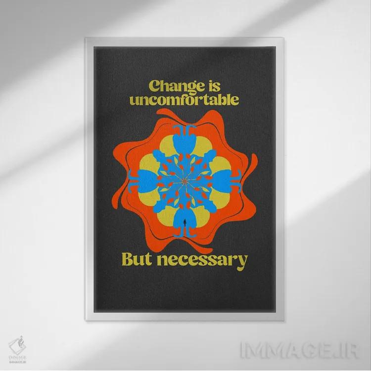 تابلو تغییر اثر بستورلد اثر سیرا کیلن - نمای قابدار سفید