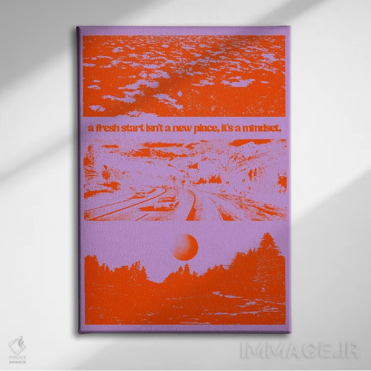 تابلو طرز فکر اثر بستورلد اثر سیرا کیلن - نمای روبهرو روی دیوار