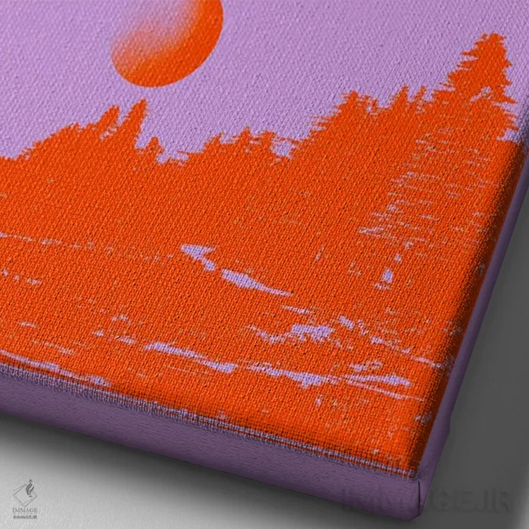 تابلو طرز فکر اثر بستورلد اثر سیرا کیلن - نمای نزدیک بافت بوم