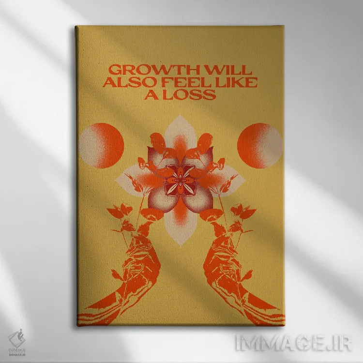 تابلو رشد و از دست دادن اثر بستورلد اثر سیرا کیلن - نمای روبهرو روی دیوار