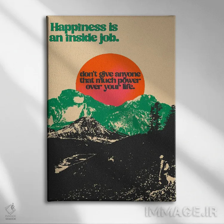 تابلو کار درونی اثر بستورلد اثر سیرا کیلن - نمای روبهرو روی دیوار