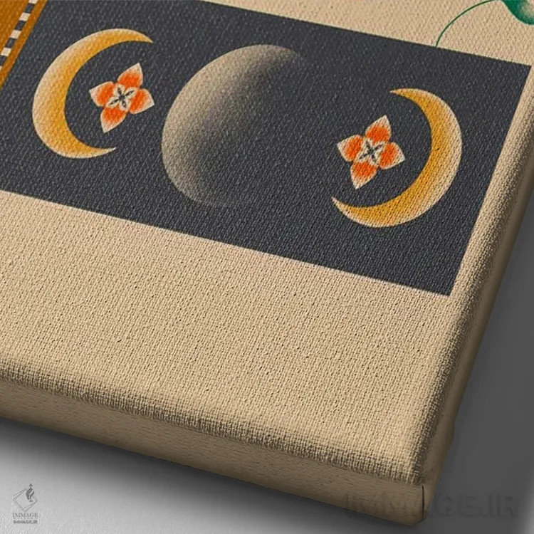 تابلو فراوانی اثر بستورلد اثر سیرا کیلن - نمای نزدیک بافت بوم