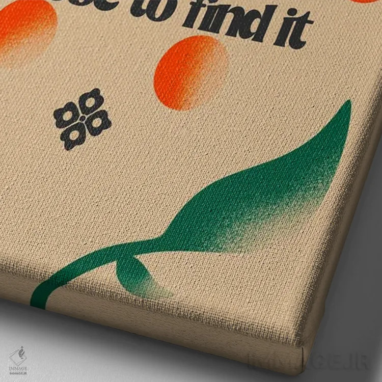 تابلو جادو وجود دارد اثر بستورلد اثر سیرا کیلن - نمای نزدیک بافت بوم