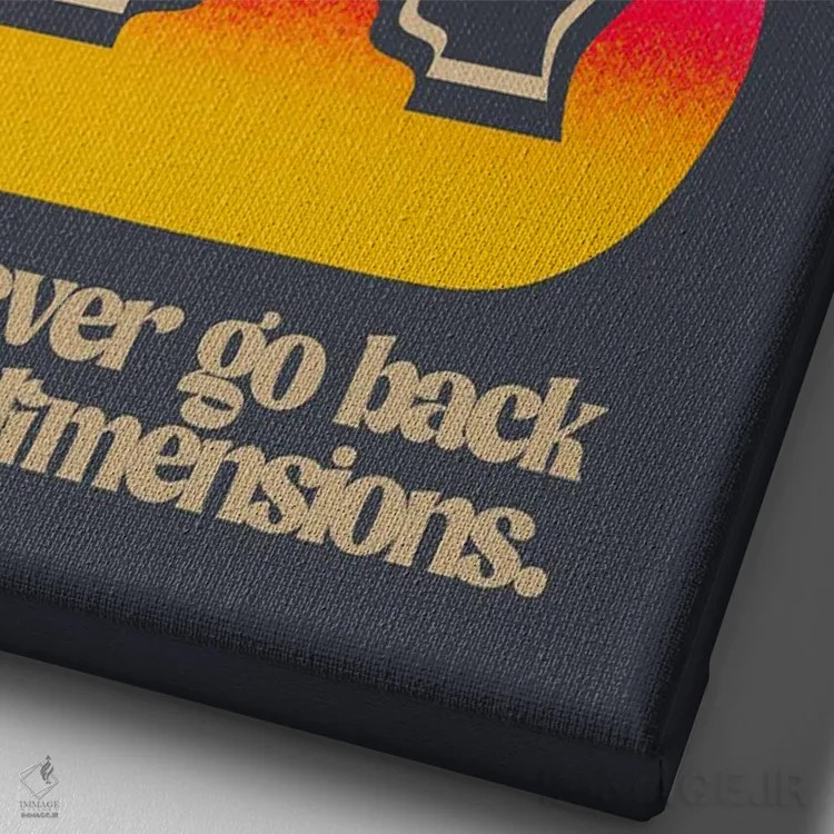 تابلو ابعاد قدیمی اثر بستورلد اثر سیرا کیلن - نمای نزدیک بافت بوم