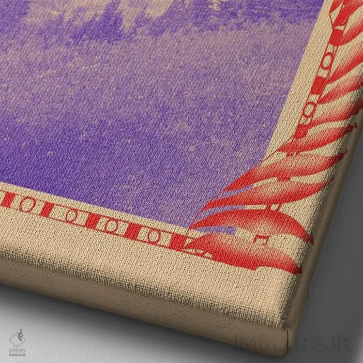 تابلو انرژی نو اثر بستورلد اثر سیرا کیلن - نمای نزدیک بافت بوم