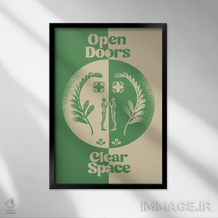 تابلو درها را باز کن اثر بستورلد اثر سیرا کیلن - نمای قابدار مشکی