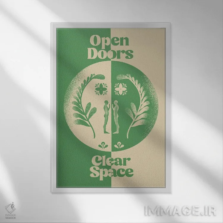 تابلو درها را باز کن اثر بستورلد اثر سیرا کیلن - نمای قابدار سفید