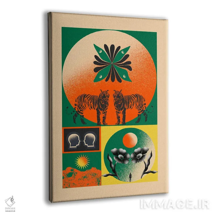 تابلو مراحل زندگی اثر بستورلد اثر سیرا کیلن - نمای پرسپکتیو محصول