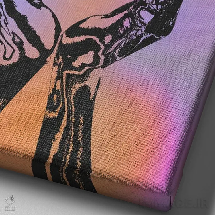 تابلو صلح اثر بستورلد اثر سیرا کیلن - نمای نزدیک بافت بوم