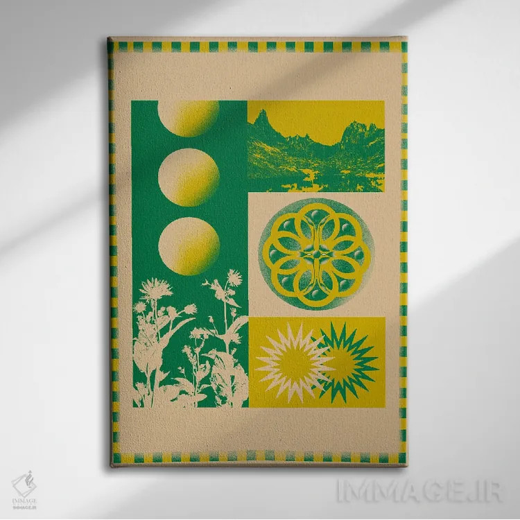 تابلو طبیعت اثر بستورلد اثر سیرا کیلن - نمای روبهرو روی دیوار