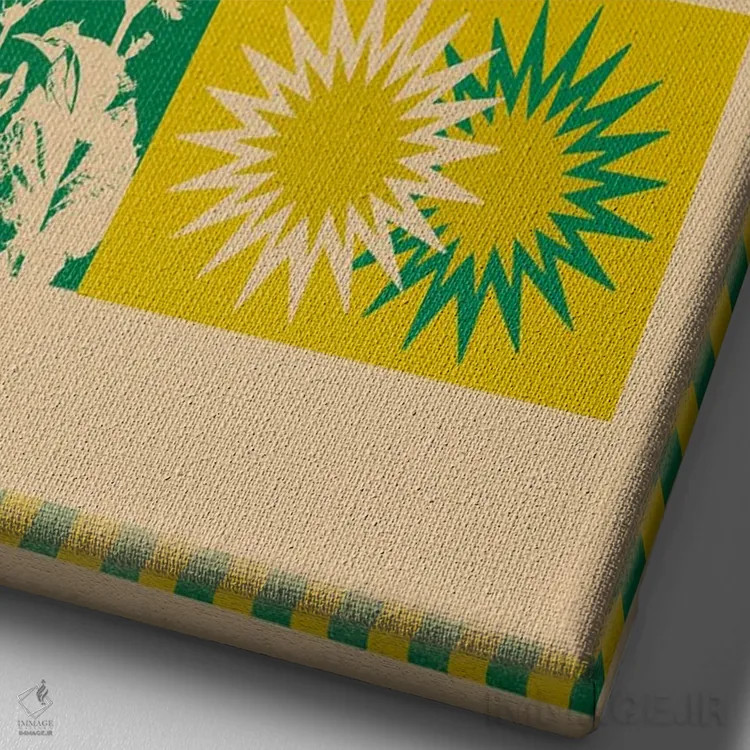 تابلو طبیعت اثر بستورلد اثر سیرا کیلن - نمای نزدیک بافت بوم