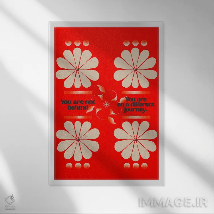 تابلو سفر اثر بستورلد اثر سیرا کیلن - نمای قابدار سفید