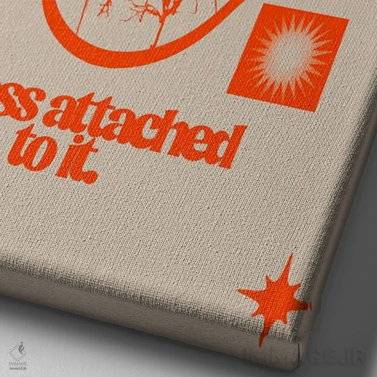 تابلو درگیر شو اثر بستورلد اثر سیرا کیلن - نمای نزدیک بافت بوم