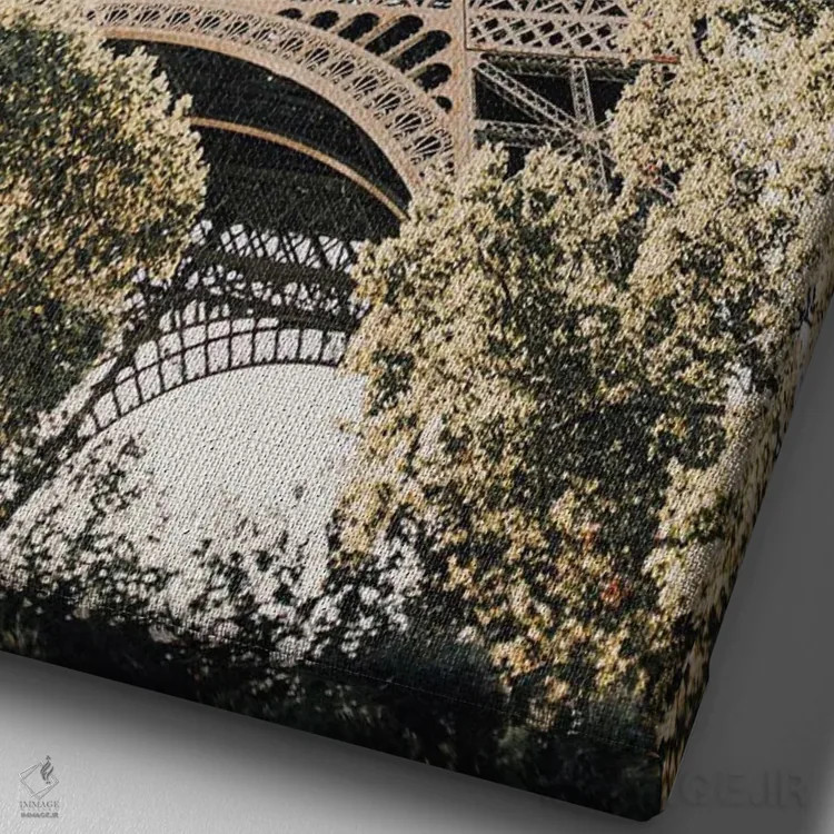 تابلو پاریس (فرانسه) اثر کریستا برادوی - نمای نزدیک بافت بوم