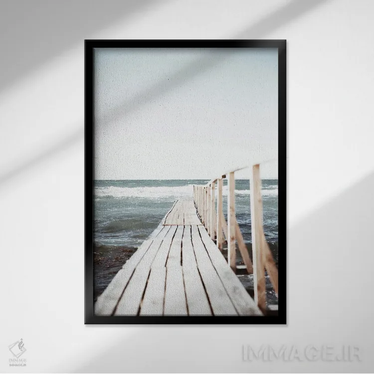 تابلو شلبی اثر کریستا برادوی - نمای قابدار مشکی