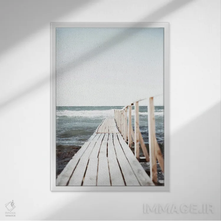 تابلو شلبی اثر کریستا برادوی - نمای قابدار سفید