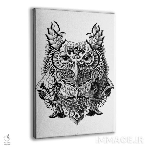 تابلو جغد سده اثر بیوورکز - نمای پرسپکتیو محصول