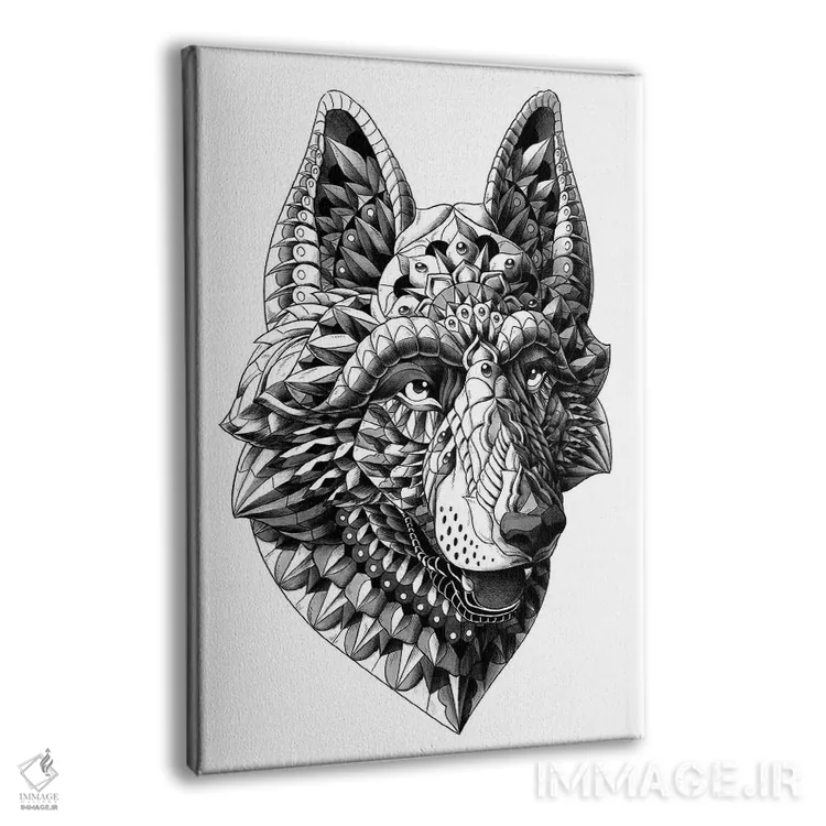 تابلو ژرمن شپرد (سگ چوپان آلمانی) اثر بیوورکز - نمای پرسپکتیو محصول