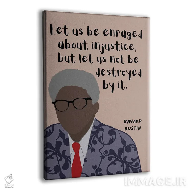 تابلو نقل قول بایارد راستین اثر برینی پرینتیبلز - نمای پرسپکتیو محصول