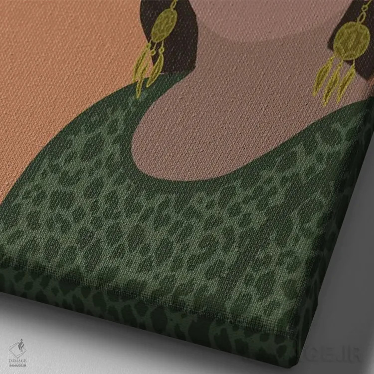 تابلو نقل قول دلورس هوئرتا اثر برینی پرینتیبلز - نمای نزدیک بافت بوم