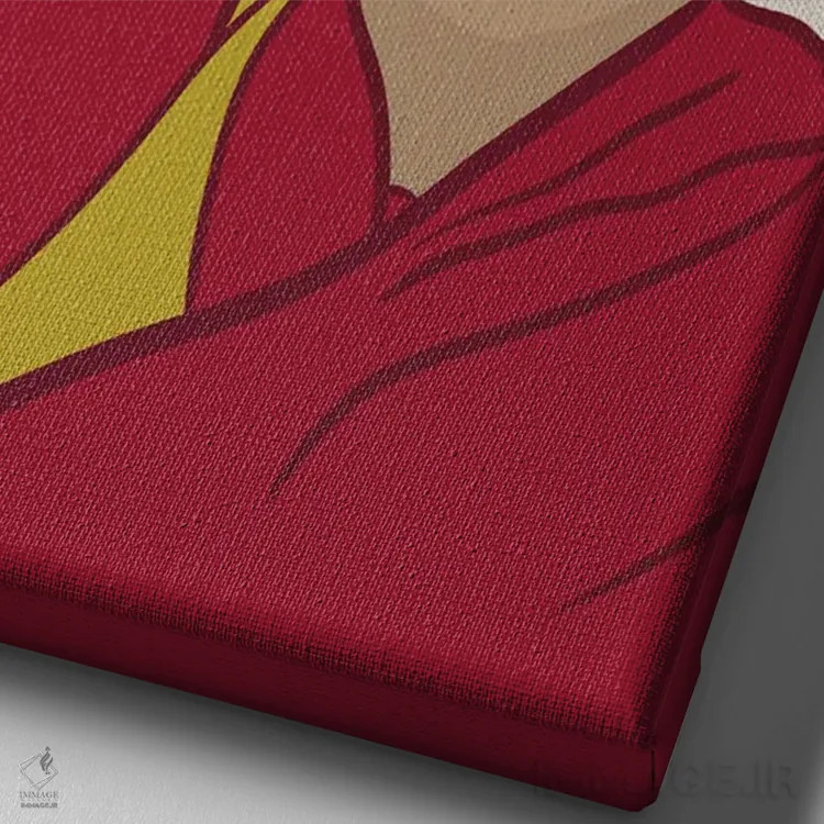 تابلو نقل قول دالایی لامای چهاردهم اثر برینی پرینتیبلز - نمای نزدیک بافت بوم