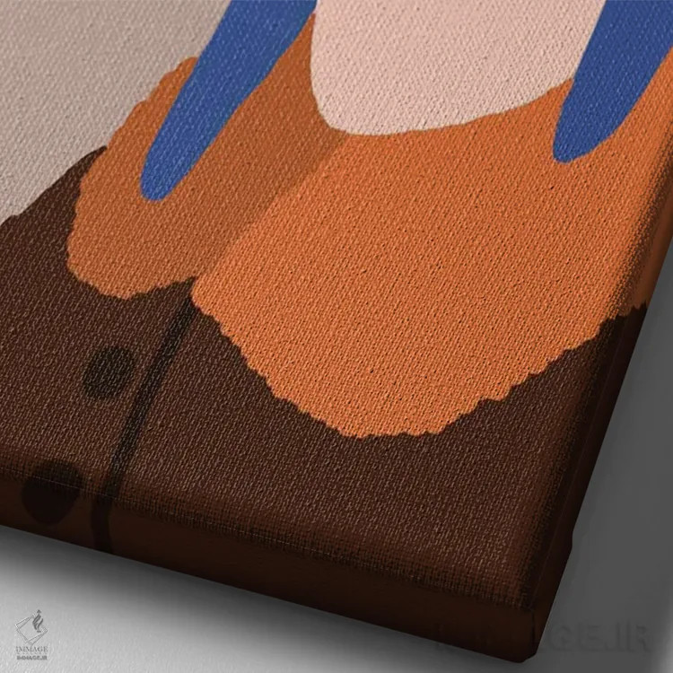 تابلو نقل قول آملیا ارهارت اثر برینی پرینتیبلز - نمای نزدیک بافت بوم