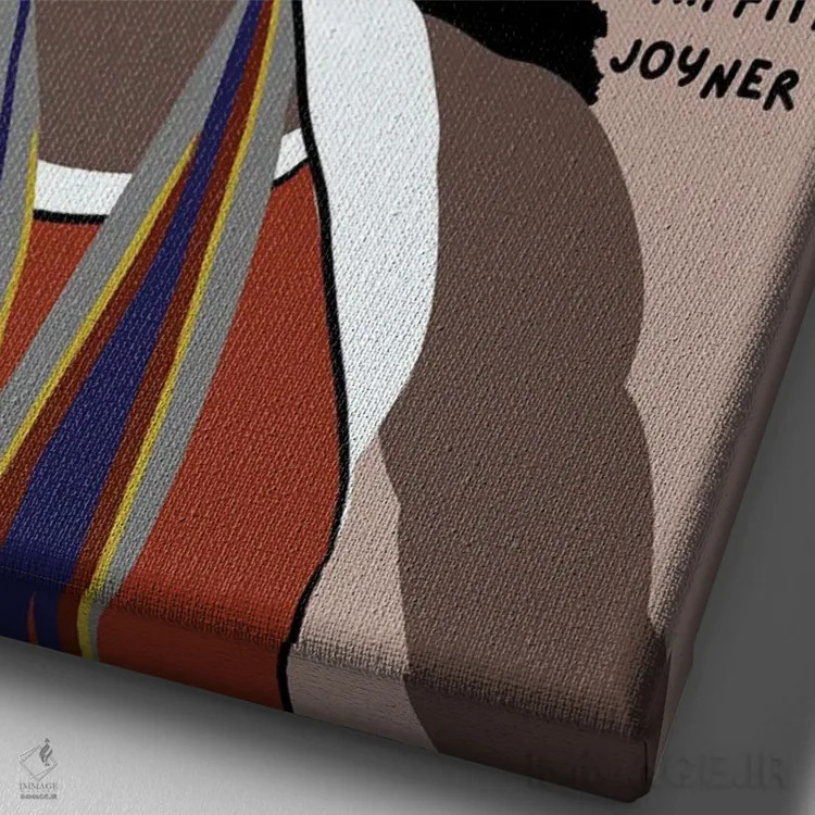 تابلو نقل قول جوینر اثر برینی پرینتیبلز - نمای نزدیک بافت بوم