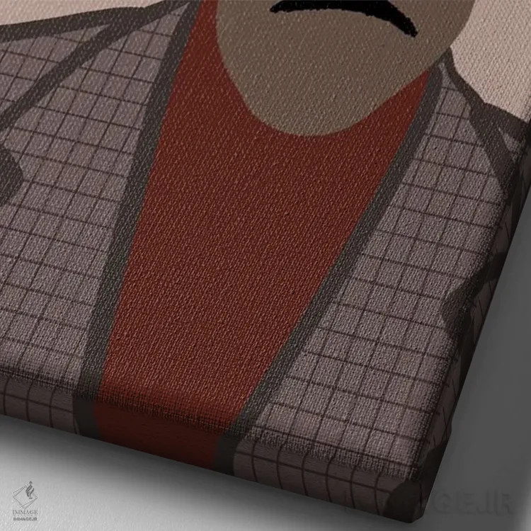 تابلو نقل قول لنگستون هیوز اثر برینی پرینتیبلز - نمای نزدیک بافت بوم