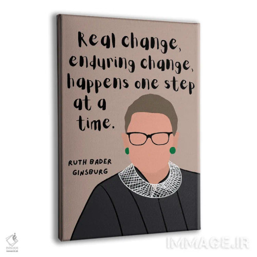 تابلو نقل قول روث بیدر گینزبرگ اثر برینی پرینتیبلز - نمای پرسپکتیو محصول