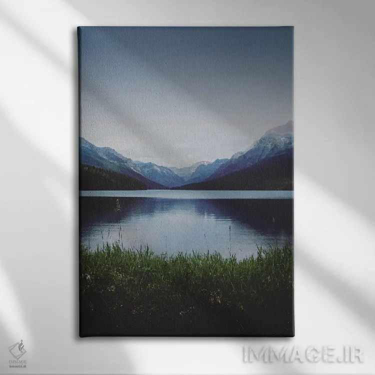 تابلو ساحل یخچالی اثر آنی بیلی آرت (هنرمند) - نمای روبهرو روی دیوار