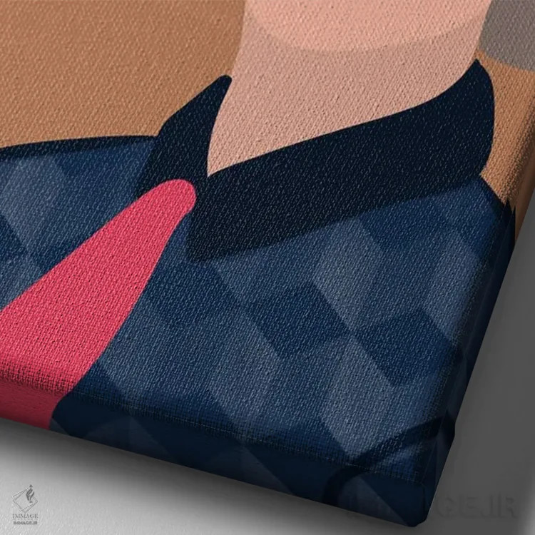 تابلو نقل قول تمپل گرانباور اثر برینی پرینتیبلز - نمای نزدیک بافت بوم