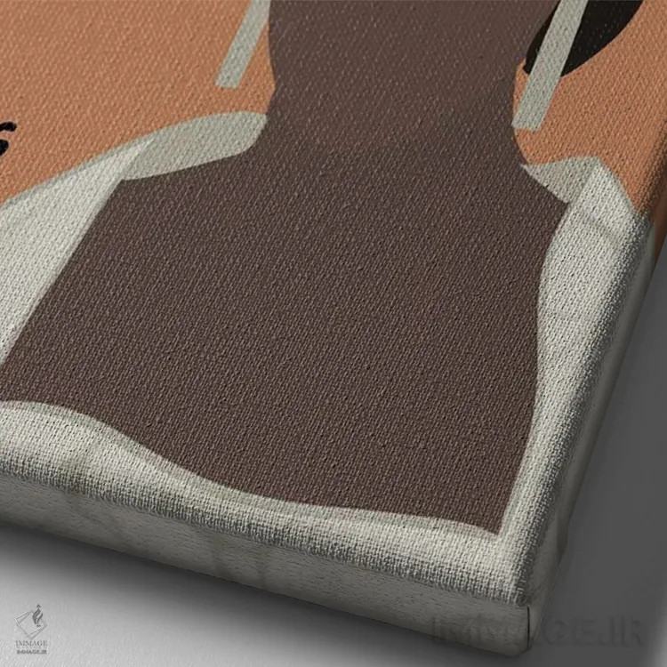 تابلو نقل قول وایولت کینگ هنری اثر برینی پرینتیبلز - نمای نزدیک بافت بوم