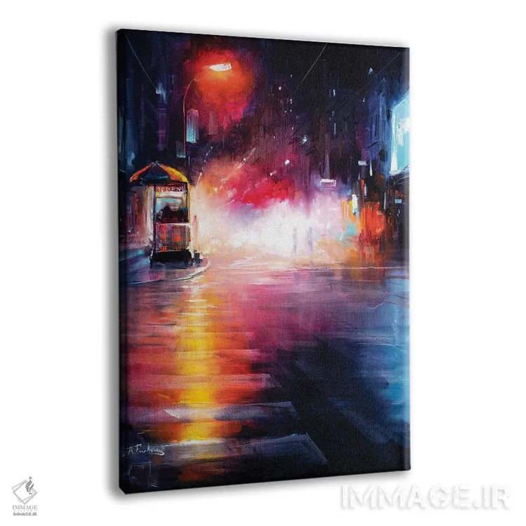 تابلو خیابان چهل و نهم غربی، منهتن، نیویورک اثر بُژنا فوخس - نمای پرسپکتیو محصول