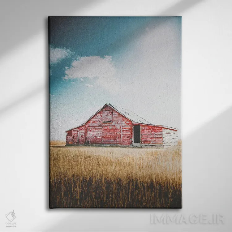 تابلو بازسازی اثر آنی بیلی آرت (هنرمند) - نمای روبهرو روی دیوار