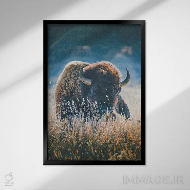 تابلو فصل آرام اثر آنی بیلی آرت (هنرمند) - نمای قابدار مشکی