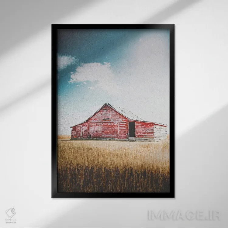 تابلو بازسازی اثر آنی بیلی آرت (هنرمند) - نمای قابدار مشکی