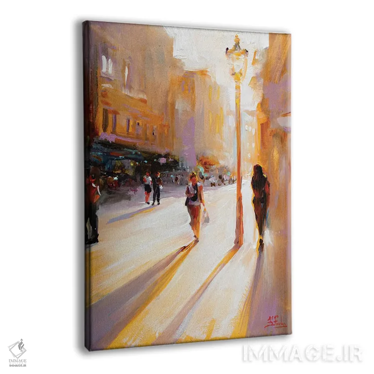 تابلو روز آفتابی در پراگ اثر بُژنا فوخس - نمای پرسپکتیو محصول