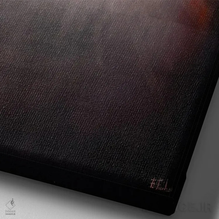 تابلو لحظهای از خیابان اثر بُژنا فوخس - نمای نزدیک بافت بوم