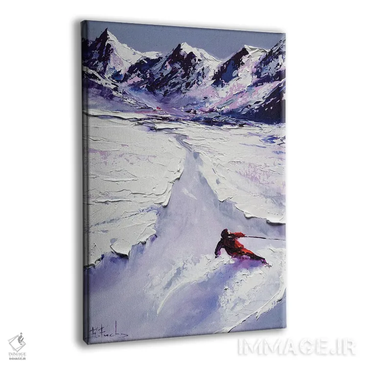 تابلو سریعترین اسکیباز اثر بُژنا فوخس - نمای پرسپکتیو محصول