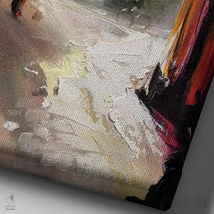تابلو مراکش افسونگر اثر بُژنا فوخس - نمای نزدیک بافت بوم