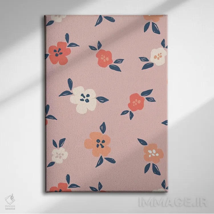 تابلو شکوفهٔ درخشان ۴ اثر کارولین آلفردز - نمای روبهرو روی دیوار