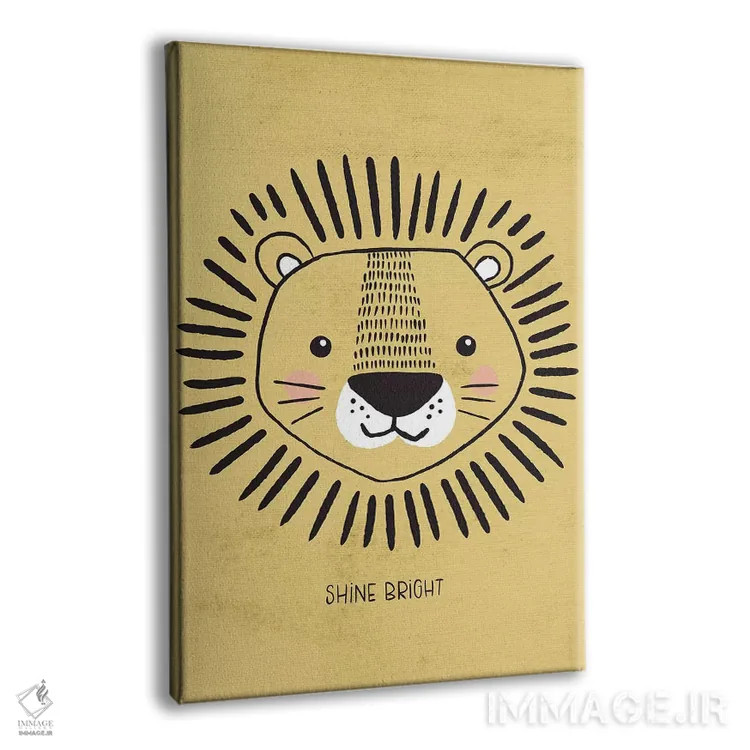 تابلو دلیر و مهربان یک اثر کارولین آلفردز - نمای پرسپکتیو محصول