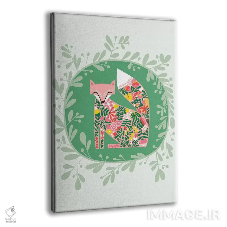 تابلو گیاهان شکوفا شده اثر کارولین آلفردز - نمای پرسپکتیو محصول