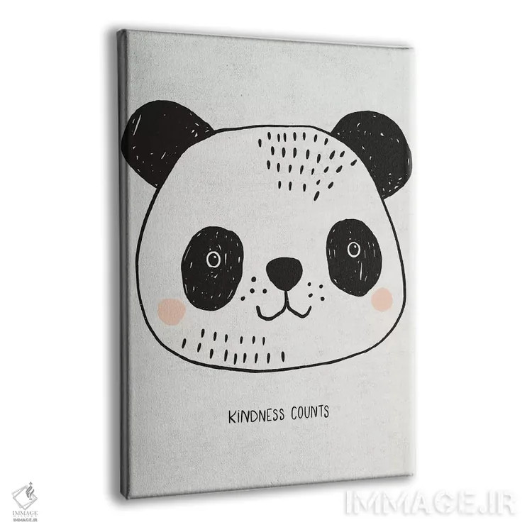 تابلو دلیر و مهربان چهار اثر کارولین آلفردز - نمای پرسپکتیو محصول