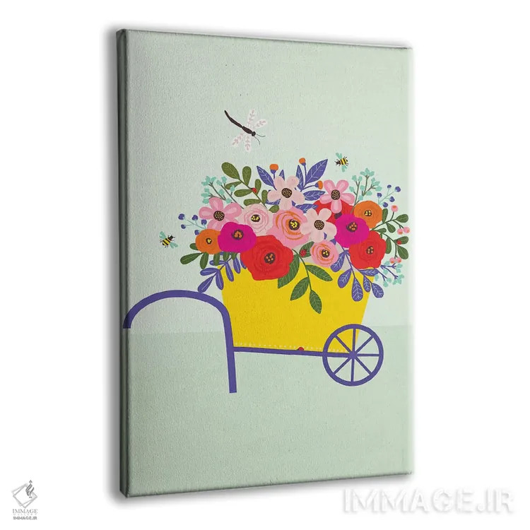 تابلو باغ اثر کارولین آلفردز - نمای پرسپکتیو محصول