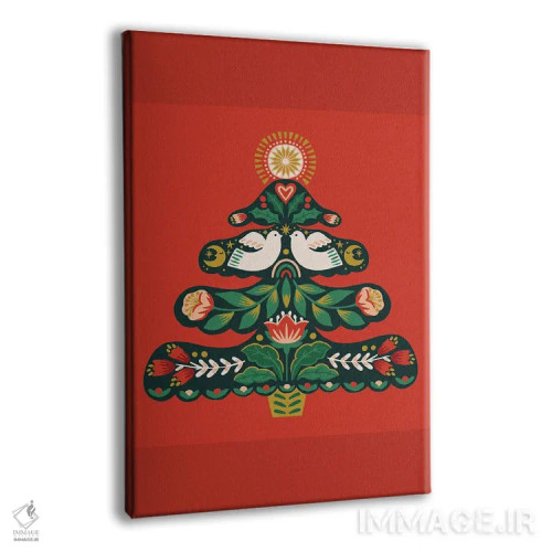 تابلو کریسمس سنتی اثر کارولین آلفردز - نمای پرسپکتیو محصول