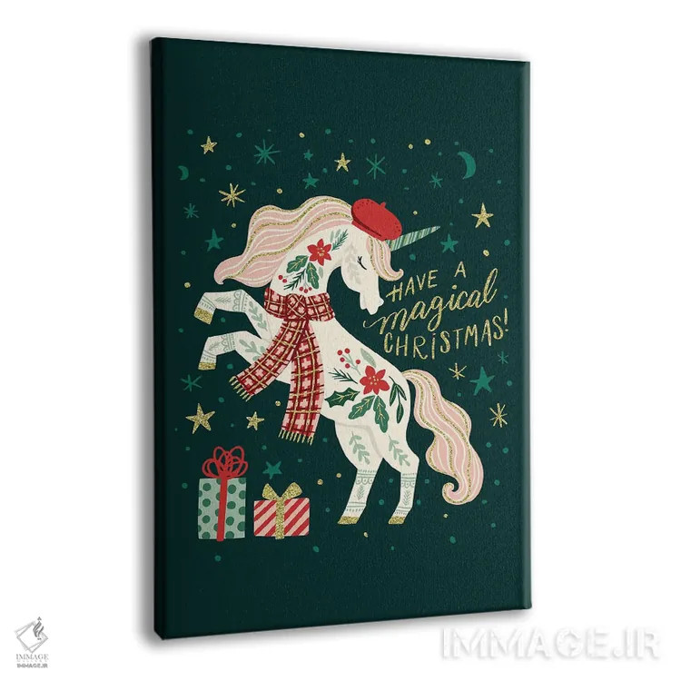 تابلو کریسمس جادویی ۱ اثر کارولین آلفردز - نمای پرسپکتیو محصول