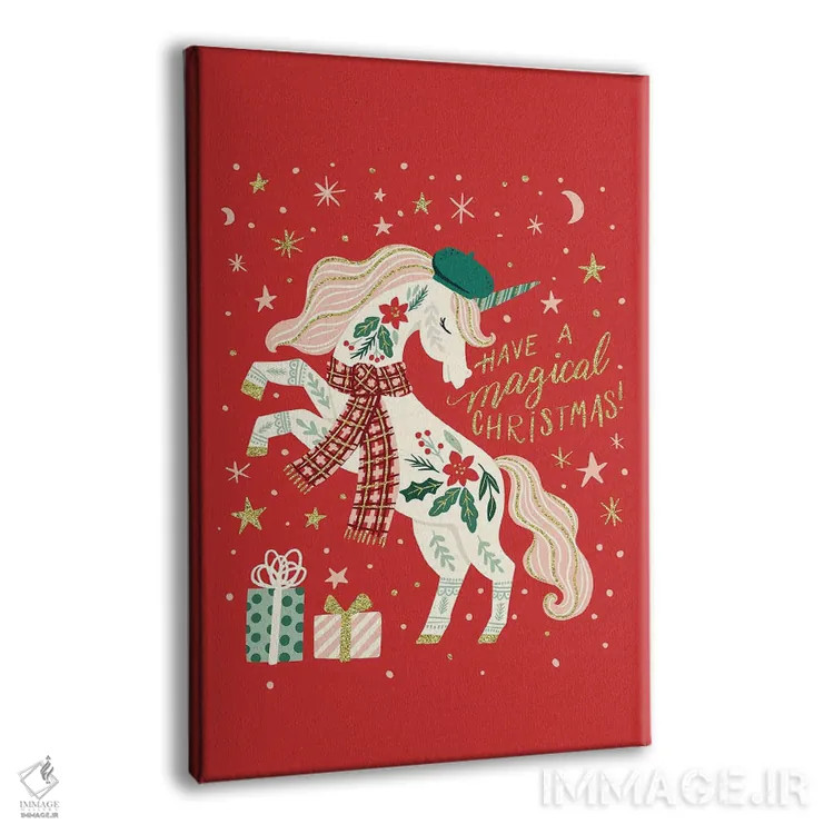 تابلو کریسمس جادویی ۲ اثر کارولین آلفردز - نمای پرسپکتیو محصول